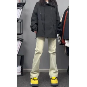 American Retro Flared Jeans Women Summer New Trend Straight Loose Design Sensation Niche Casual Pants Stylish Loose Fit